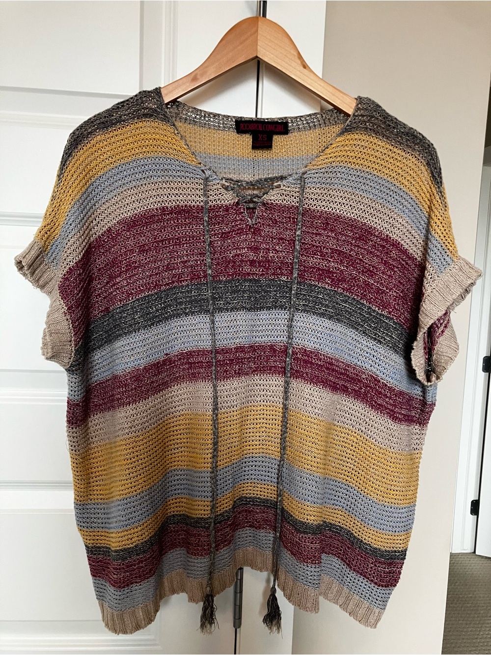 Rock & Roll Cowgirl Black Label with Pink Text Sweater
